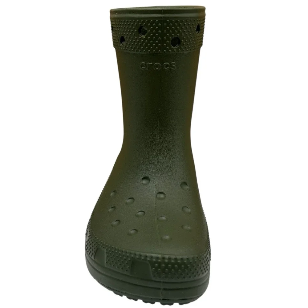 Crocs Youth Girls Boys Rain Boots Size‎ 2/Women's Size 4 Army Green Waterproof